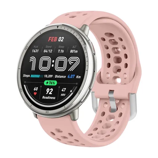 HOLE Silikónový remienok pre Amazfit Active 2 svetloružový