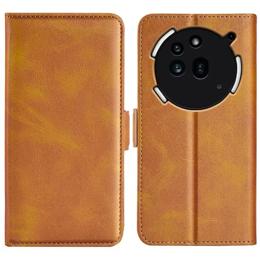 SIDE Peňaženkové puzdro pre Nothing Phone (3a) Pro svetlohnedé