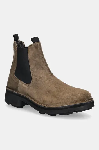 Semišové topánky chelsea Fly London NOLL127FLY