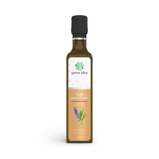 Yzopový sirup – trstinový 250 ml – Green idea