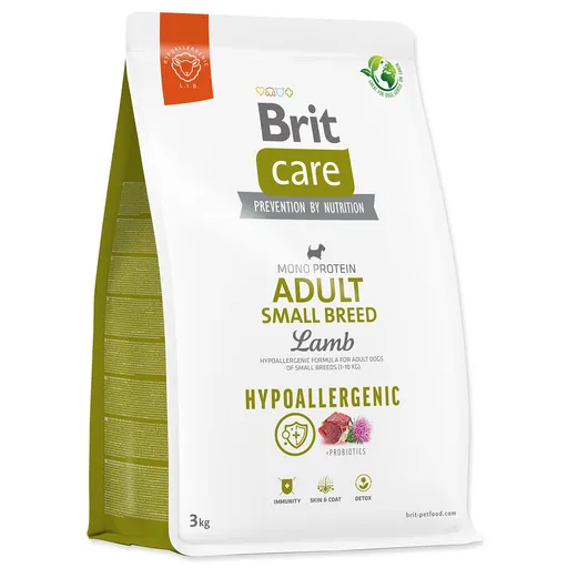 Brit Care Dog Hypoallergenic Adult Small Breed granule pre psy 3 kg