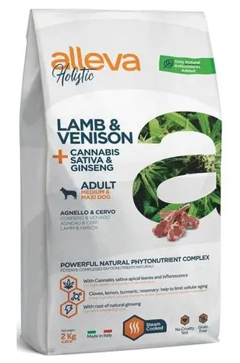 Alleva Holistic Adult Medium / Maxi Lamb and Venison 12 kg