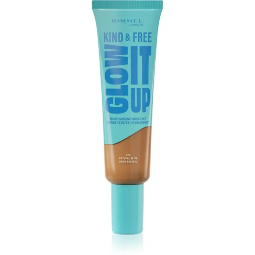 Rimmel Kind & Free Glow It Up ľahký hydratačný make-up odtieň 400 Natural Beige 30 ml