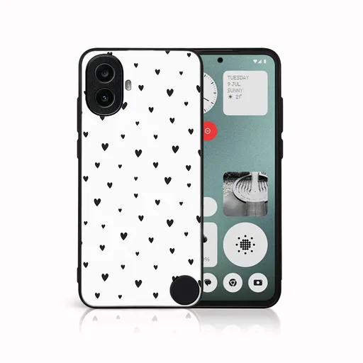 MY ART Ochranný kryt pre CMF Phone 1 BLACK HEARTS (167)