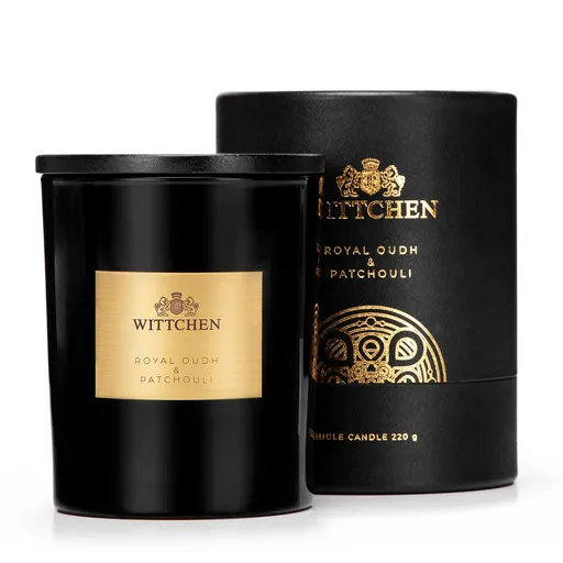 Luxusná sojová vonná sviečka Royal Oudh & Patchouli 1-HC-100-1