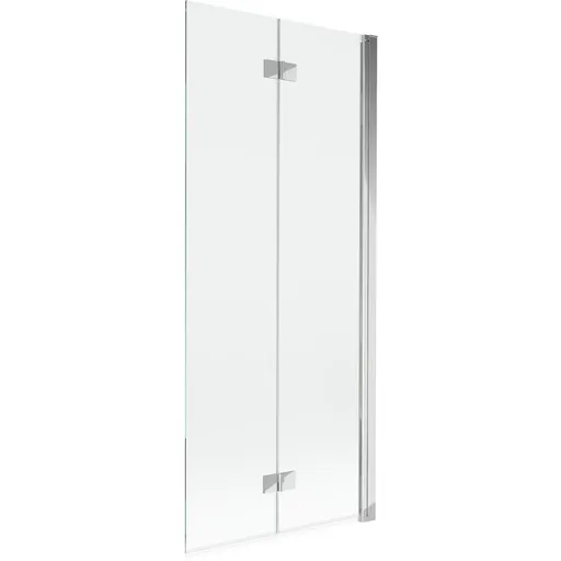 MEXEN - MIST vaňová zástena 80x150 cm 6mm 2-s, chróm, číra, pravá 8A9-080-002-01-00-P