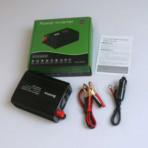 EUROCASE menič napätia DC/AC 12V/230V, 300W, USB