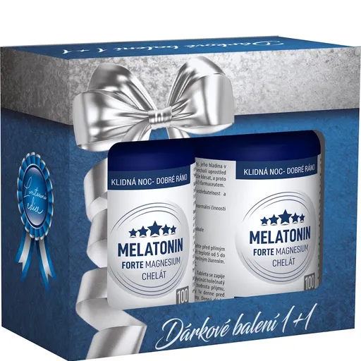 CLINICAL Melatonín forte magnézium chelát 200 tabliet DARČEKOVÉ balenie