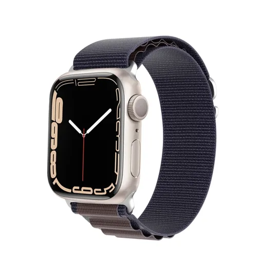 DUX GS Nylonový remienok pre Apple Watch SE / SE 2022 / SE 2023 / SE 2025 (44mm) modrý