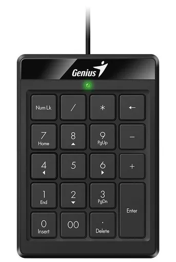 GENIUS numerická klávesnica NumPad 110/ Drôtová/ USB/ slim design/ čierna