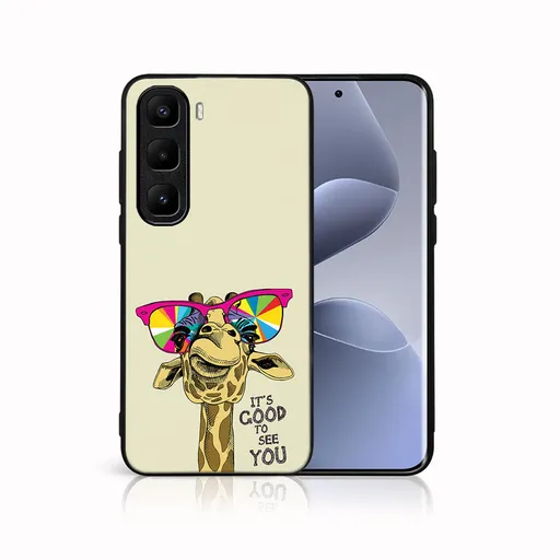 MY ART Ochranný kryt pre Infinix Hot 50 Pro+ GIRAFFE (180)