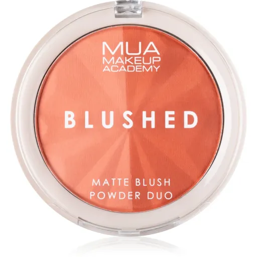 MUA Makeup Academy Blushed Powder Blusher púdrová lícenka odtieň Peach Fizz 5 g