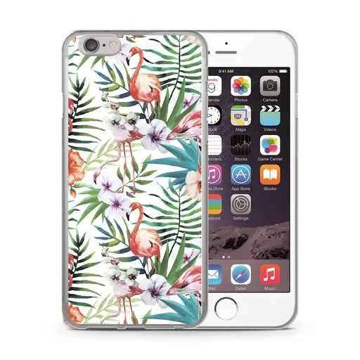 PROTEMIO MY ART kryt Apple iPhone 6 / 6S FLAMINGOS (009)