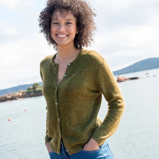 Sveter zo zmes vlny a mohéru