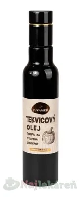 JUVAMED TEKVICOVÝ OLEJ 100% za studena lisovaný 250ml