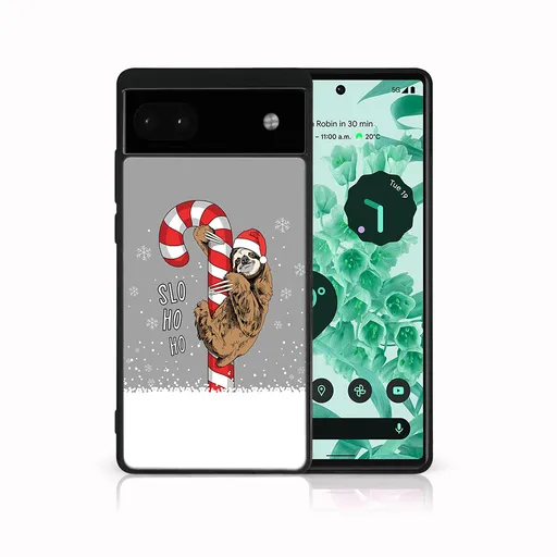 MY ART Kryt s vianočným dizajnom Google Pixel 6a CANDY (076)