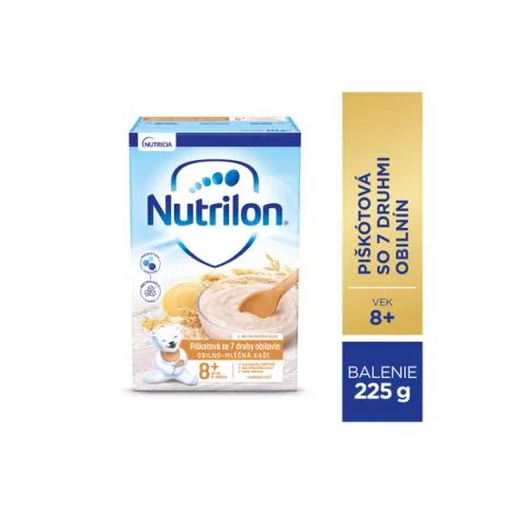 Nutrilon obilno-piškótová so 7 druhmi obilnín 8+ 225 g