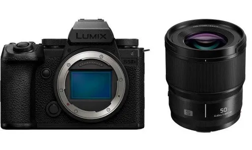 Panasonic Lumix DC-S5 Mark IIx + S 50 mm f/1,8, 24,2 Mpx, čierna