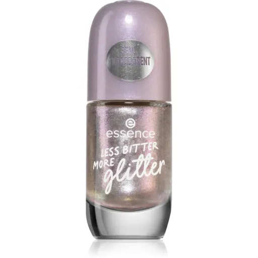 essence Gel Nail Colour lak na nechty odtieň Less Bitter More Glitter 8 ml