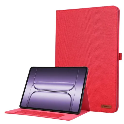 FABRIC Zaklápací obal pre OnePlus Pad 3 červený