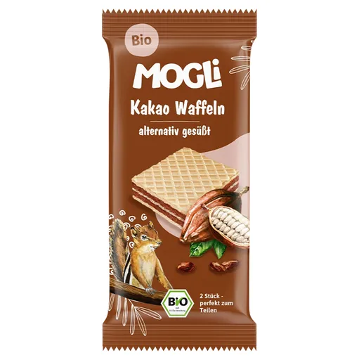 MOGLI Kakaové oblátky 3r+ BIO 15 g