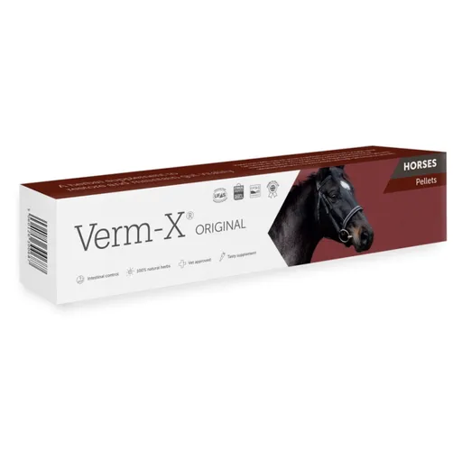 VERM-X Prírodné pelety proti črevným parazitom pre kone 250 g
