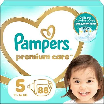 PAMPERS Premium Care Junior veľkosť 5 (88 ks) (4015400541813)