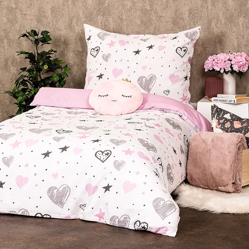 4Home Bavlnené obliečky Little heart, 140 x 200 cm, 70 x 90 cm