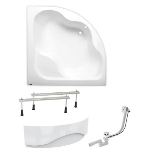 Rohová vaňa Laguna Samanta Plus 140x140 cm akrylát ľavá aj pravá SIKOSM1400APNP