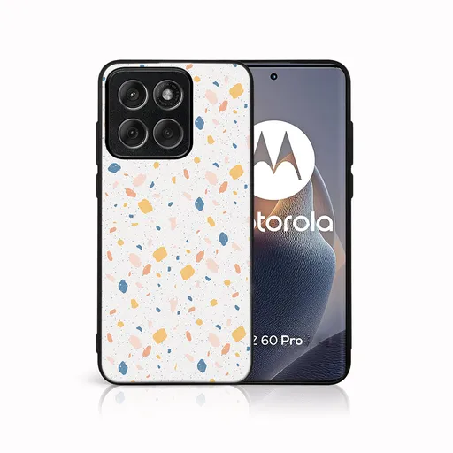 MY ART Ochranný kryt pre Motorola Edge 60 Pro ORANGE TERRAZZO (165)