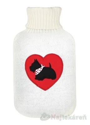 DEPAN Termofor ohrievacia flaša s pleteným obalom WESTÍK TERRIER 1 ks