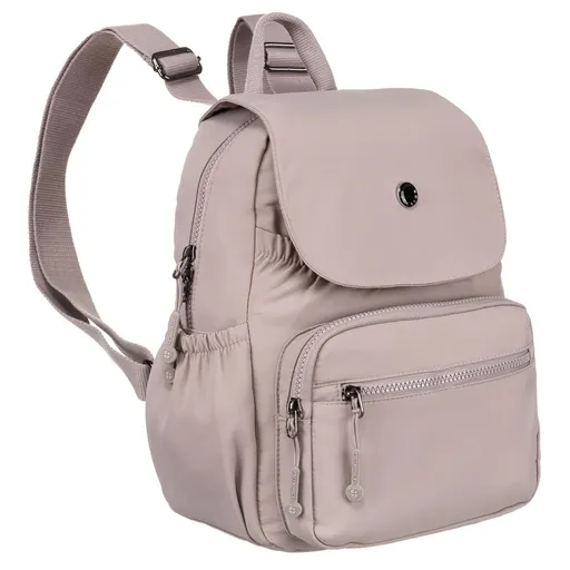 Dámsky batoh z polyesteru v lila farbe na nastaviteľných popruhoch - Peterson