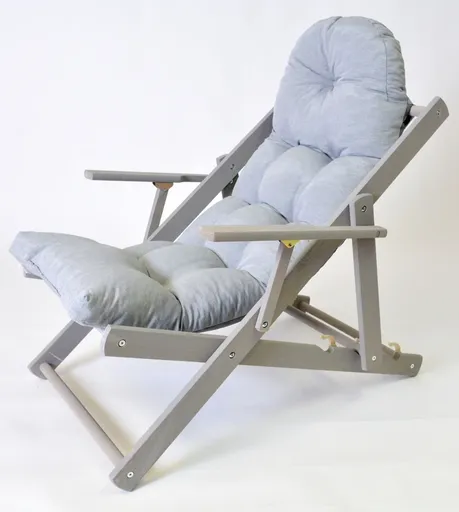 ArtRoja Záhradné lehátko BORNEO | sivá