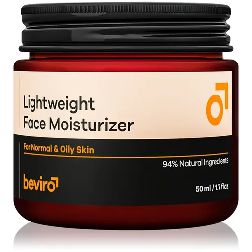 Beviro Lightweight Face Moisturizer hydratačný krém pre mužov 50 ml