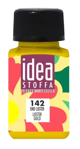 MAIMERI IDEA STOFFA - Farby na textil 142 - luster gold, 60 ml