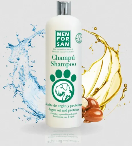 MEN FOR SAN suchý šampón pre psov s argánovým olejom 250 ml