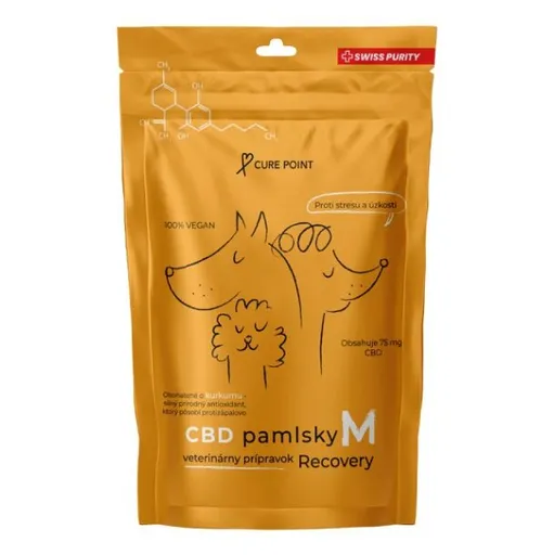 CURE POINT CBD Recovery M Maškrty pre psov 100 g