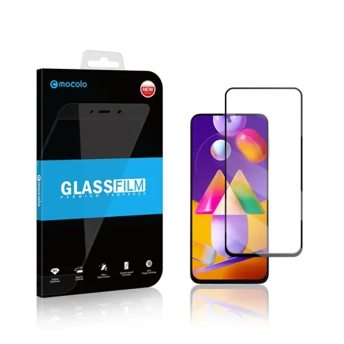 3D Tvrdené sklo Samsung Galaxy M31s čierne