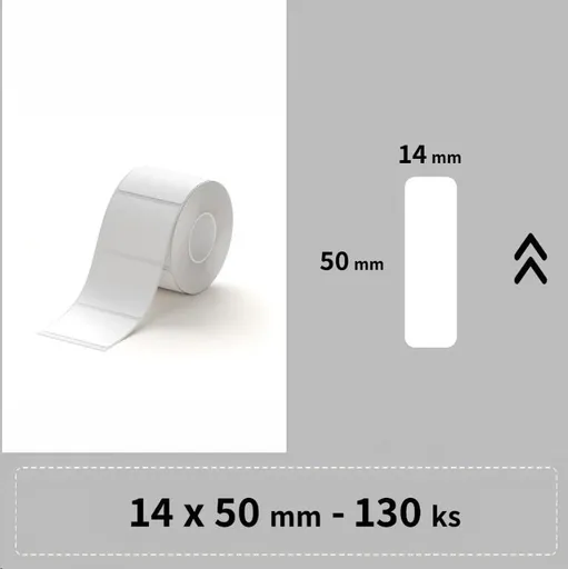 Niimbot štítky RP 15x50mm 125ks Bílé pro D11, D11-M, D110, D110-H