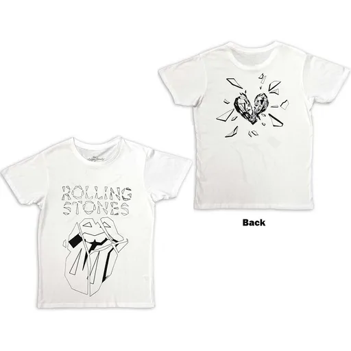 The Rolling Stones tričko Hackney Diamonds Diamond Tongue Outline Biela S