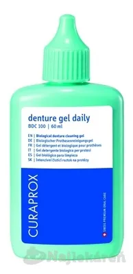 Curaprox BDC 100 čistiace gel pro umelý chrup 60 ml