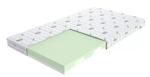 FDM Penový matrac LUIGI Aloevera | 80 x 160 cm