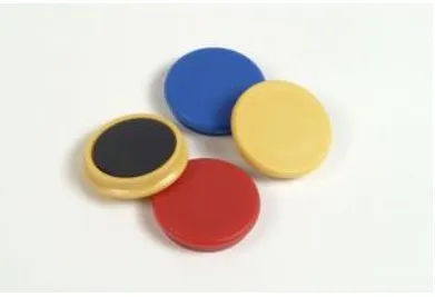 Magnety 40mm Ron 4ks mix farieb okrúhle