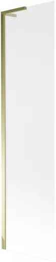 MEXEN/S - Next L vaňová zástena FIX 80 x 150, dekor, zlatá 895-080-000-03-30-50
