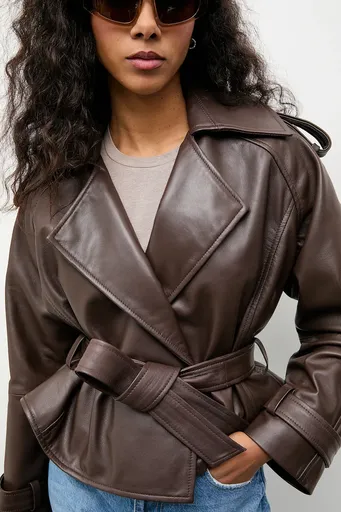 Kožená bunda Answear.LAB