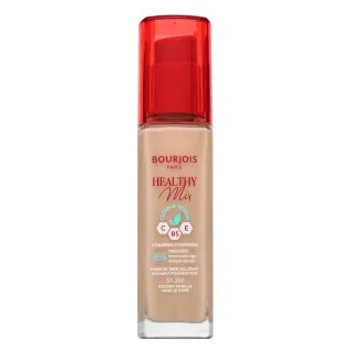 Bourjois Healthy Mix Clean & Vegan Radiant Foundation tekutý make-up pre zjednotenie farebného tónu pleti 51.2W Golden Vanilla 30 ml