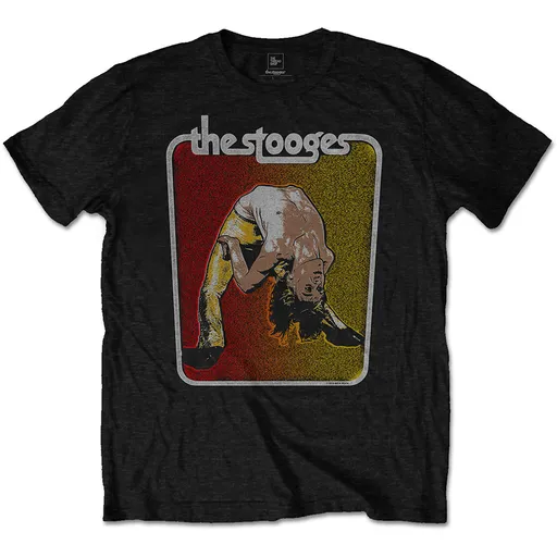 Iggy & The Stooges tričko Iggy Bent Double Čierna XL