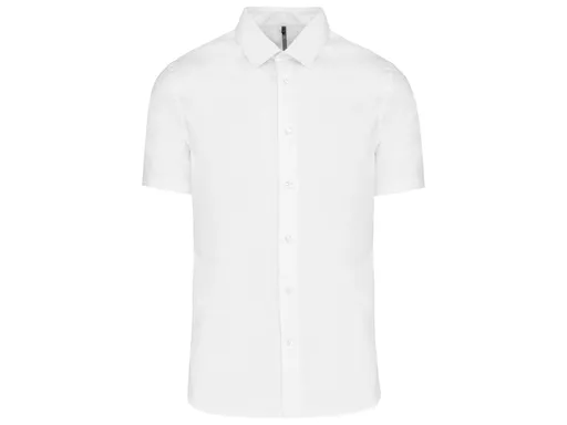 KARIBAN Pánska čašnícka košeľa KARIBAN - biela - krátky rukáv S