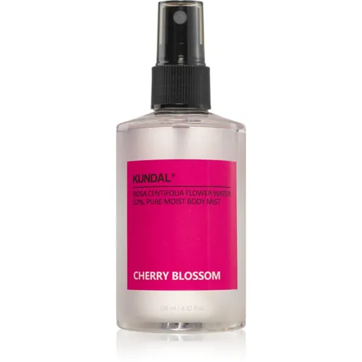KUNDAL Pure Moist Body Mist Cherry Blossom hydratačný telový sprej s upokojujúcim účinkom 128 ml