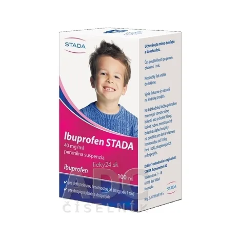 Ibuprofen STADA 40 mg/ml perorálna suspenzia